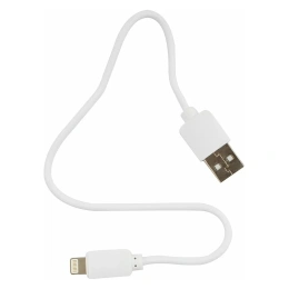 Кабель Гарнизон USB A(M) - Lightning, 0.3м, белый GCC-USB2-AP2-0.3M-W