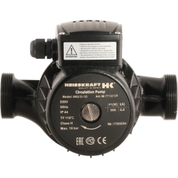 Насос Heisskraft HKS 25-80, 1x230 В, G 1 1/2", PN 10, 180 мм, 3 скорости, с гайками G 1 1/2'' - Rp 1" 77325137 HKS 25-80, 1x230 В, G 1 1/2", PN 10, 180 мм, 3 скорости, с гайками G 1 1/2 - Rp 1"