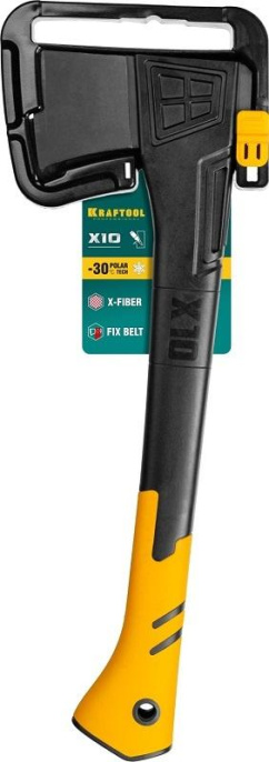 Топор Kraftool X10 средний черный/оранжевый 20660-10