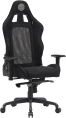 Кресло Cactus CS-CHR-MC04-BBK, ткань, до 150кг, регулируемые 2D подлокотники,  черный