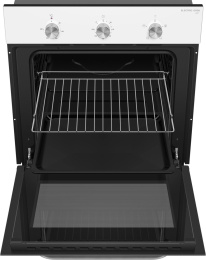 Духовой шкаф электрический MEFERI Light MEO604WH,  65л,  дверца с 2 стеклами,  белый