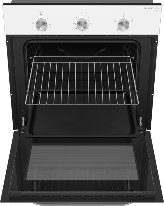 Духовой шкаф электрический MEFERI Light MEO604WH,  65л,  дверца с 2 стеклами,  белый