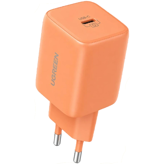 Сетевое зарядное устройство UGREEN X524 95321 45W USB-C GaN Fast Charger. Цвет: оранжевый (95321_)