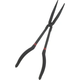 Длинногубцы с удлинёнными рукоятками и загнутыми на 45 градусов носиками BAUM 126-11/45BN