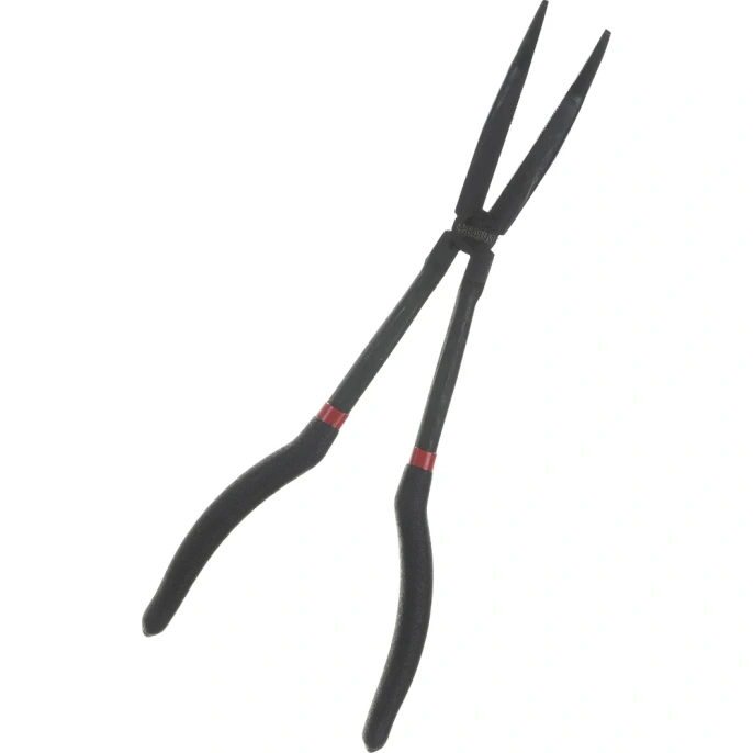 Длинногубцы с удлинёнными рукоятками и загнутыми на 45 градусов носиками BAUM 126-11/45BN