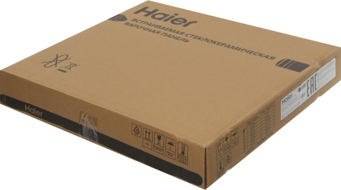 Варочная поверхность Haier HHY-C64NFB черный/нержавеющая сталь (TD0032396RU)