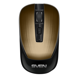 Мышь Sven RX-380W Античная Бронза (SV-020583 (беспроводная, оптическая, 1600 dpi, количество клавиш: 3, колесо прокрутки, интерфейс: USB, радиус действия мыши: 10 м, питание: 1хAA)