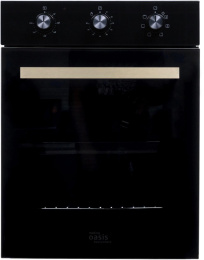 Духовой шкаф электрический OASIS D-45MMB,  52л,  дверца с 2 стеклами,  черный