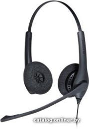 Гарнитура Jabra BIZ 1500 Duo QD, для контактных центров, накладные, проводные, черный [1519-0154]