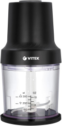 Измельчитель электрический Vitek VT-7131 0.3л 800Вт черный