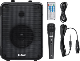 Колонки BBK BTA3010 1.0 черный 10Вт BT портативные