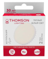 Лампа светодиодная Thomson TH-B4006 9Вт цок.:GX53 таблетка 220B св.свеч.бел.теп. Tablet упак.:1шт