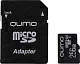 Карта памяти Qumo QM256GMICSDXC10U3 microSDXC 256Gb Class10 UHS-I U3 + microSD-- SD Adapter