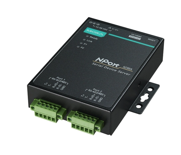 Переходник MOXA NPort 5230A, 2 порта RS-422/485, 1 порт 10/100BaseTX