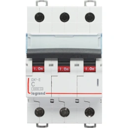 Автоматический выключатель Legrand DX3-E C10 3П 6000/6kA 407289