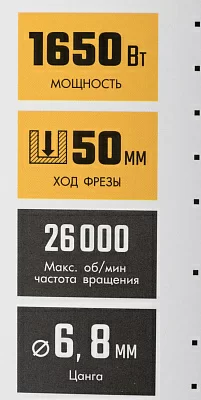 ЗУБР ФМ-1650 Универсальный фрезер 1650 Вт 