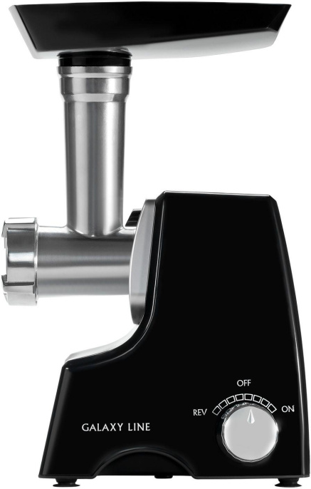 Мясорубка Galaxy Line GL 2415 1500Вт черный/серебристый