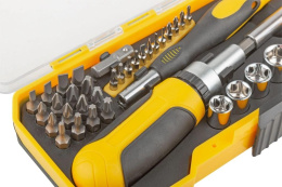 Набор отверток с насадками  FIT 56385, 41 предмет, в жестком кейсе