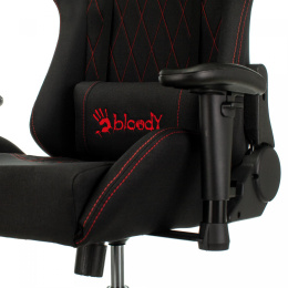 Кресло игровое A4Tech Bloody GC-850 черный ромбик с подголов. крестов.