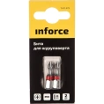 Бита (2 шт; PH1; 25 мм) для шуруповерта Inforce 11-01-379