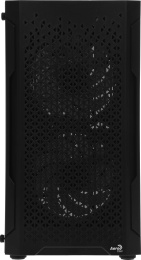 Корпус mATX Aerocool Trinity Mini-G-BK v2, Mini-Tower, без БП,  черный [accs-pv32033.11]