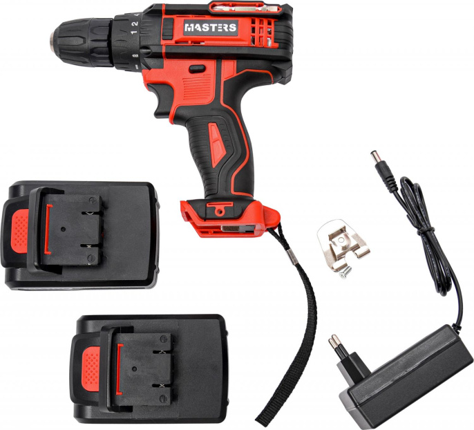 Дрель-шуруповерт Masters SD-18L-2 аккум. патрон:быстрозажимной кейс в комплекте 18810