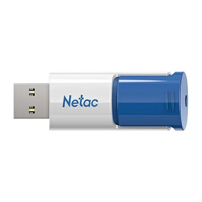 Флеш Диск Netac 64Gb U182 NT03U182N-064G-30BL USB3.0 синий/белый