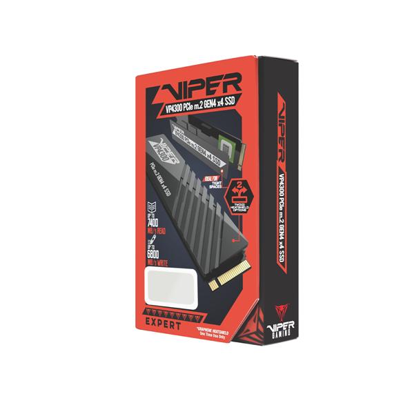 Накопитель SSD Patriot PCIe 4.0 x4 1TB VP4300-1TBM28H Viper VP4300 M.2 2280