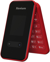 Мобильный телефон Xenium 680 X красный раскладной 2Sim 2.8" 240x320 Nucleus 0.3Mpix GSM900/1800 MP3 FM microSD max32Gb