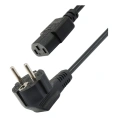 Кабель питания 5bites евровилка Shuko-компьютер IEC-320-C13 220V сечение 3x0.75мм2 3м PC207-30A