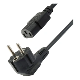 Кабель питания 5bites евровилка Shuko-компьютер IEC-320-C13 220V сечение 3x0.75мм2 3м PC207-30A