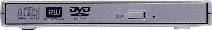 Внешний DVD-привод Gembird DVD-USB-02-SV с интерфейсом USB 2.0 пластик, серебро