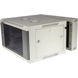 Настенный шкаф TWT серии Pro, 3-секционный, 6U 600x600, стеклянная дверь, I CBW3G-6U-6x6-GY