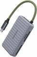 Кардридер UGREEN CM868 55886 Card Reader 2×SD Card Slot&1×TF Card Slot. Цвет: серый
