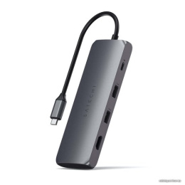 Внешний корпус Satechi USB-C NVME AND SATA SSD ENCLOSURE. Цвет: серый космос (ST-UCNSEM)