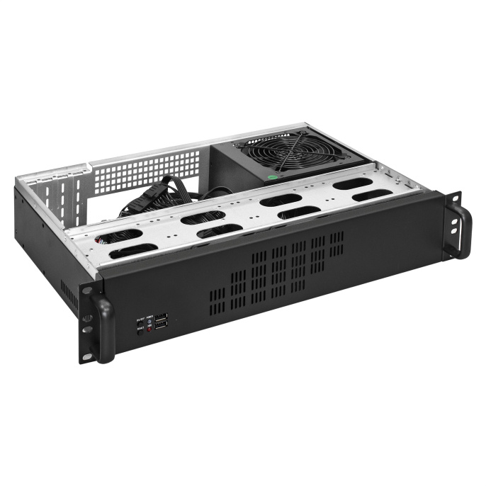 Серверный корпус ExeGate Pro 2U300-04 <RM 19", высота 2U, глубина 300, БП 600PPH-SE, USB> EX297708RUS
