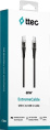 Кабель зарядный и дата TTEC ExtremeCable Ekstra Durable Transparent USB-C-USB-C 60W PD/QC Fast Charging&Data Cable. Длина: 120 см. Цвет: черный (2DK58S)