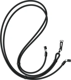 Зарядный кабель - ремень через плечо Satechi OntheGo Crossbody Lanyard Cable 60W. Длина: 1.5м. Цвет: черный