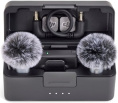 Радиосистема DJI Mic Mini 2 (2TX + 1RX + Charging Case) DJIMic2 электретный (малый конденсатор), петличный/портативный, для интервью и репортажей/для смартфонов, круговая направленность, 20-20000 Гц, разъем USB Type-C/3.5 мм, радиус 400м,  до 10.5 ч