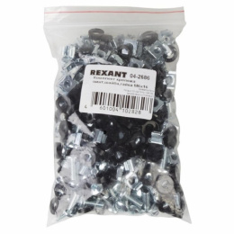 Rexant 04-2686 Комплект крепежа винт+шайба+гайка M6x16 100 шт