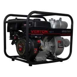 Мотопомпа VERTON WP 100/1600 13л.с/389см3, 100мм/4", 1600л/мин, 96м3/ч,h8м/30, d8мм 01.17548.17555