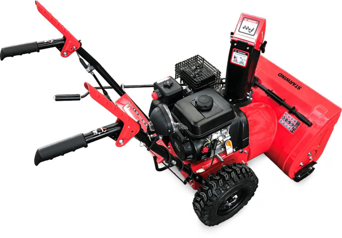 Снегоуборщик StarWind GST-4356L,  бензиновый, 7л.с., самоходный