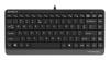 Клавиатура A4Tech FK11 черный USB slim (FK11 USB (GREY)) кабель 1.5м