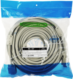 NONAME Кабель DB15 m DB15 m 30м CABLE30 феррит.кольца белый