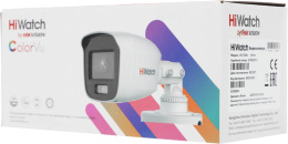 Камера видеонаблюдения аналоговая HiWatch DS-T200L C 3.6mm 3.6-3.6мм HD-CVI HD-TVI цв. корп.:белый