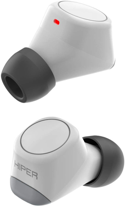 Гарнитура внутриканальные Hiper TWS Smart IoT M1 серый беспроводные bluetooth в ушной раковине HTW-M10