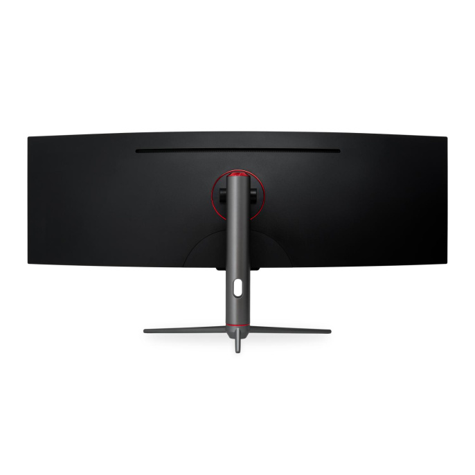 Игровой монитор 49 Монитор HISPIDA 49'' 5120x1440, VA, 178/178, 6ms, 320nit, 3000:1, 120Hz, DP/HDMI, 2xUSB-A, FreeSync, LowBlueLight, USB-C 65W, RJ45, LTS, IntPWR, Black, 1y