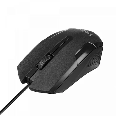Манипулятор ExeGate Optical Mouse SH-9025L2 USB 3btn+Roll EX279943RUS (USB, оптическая, 1000dpi, 3 кнопки и колесо прокрутки, длина кабеля 2,2м, черная, RTL)