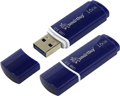 Smartbuy USB Drive 16Gb Crown Blue SB16GBCRW-Bl