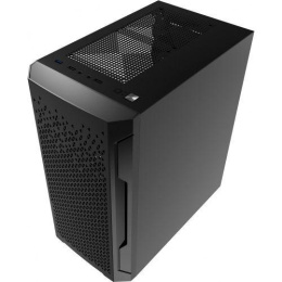 Корпус MicroATX Без БП Powercase Mistral Micro Z2B SI CMIMZB-F2SI Глухая боковая стенка, Mesh сетка, 2xUSB 2.0, 1xUSB-A 3.2 5Гбит/с, 2x120mm FAN, HD Audio+Mic, VGA MAX 280mm, CPU MAX 160mm, пылевые фильтры Black